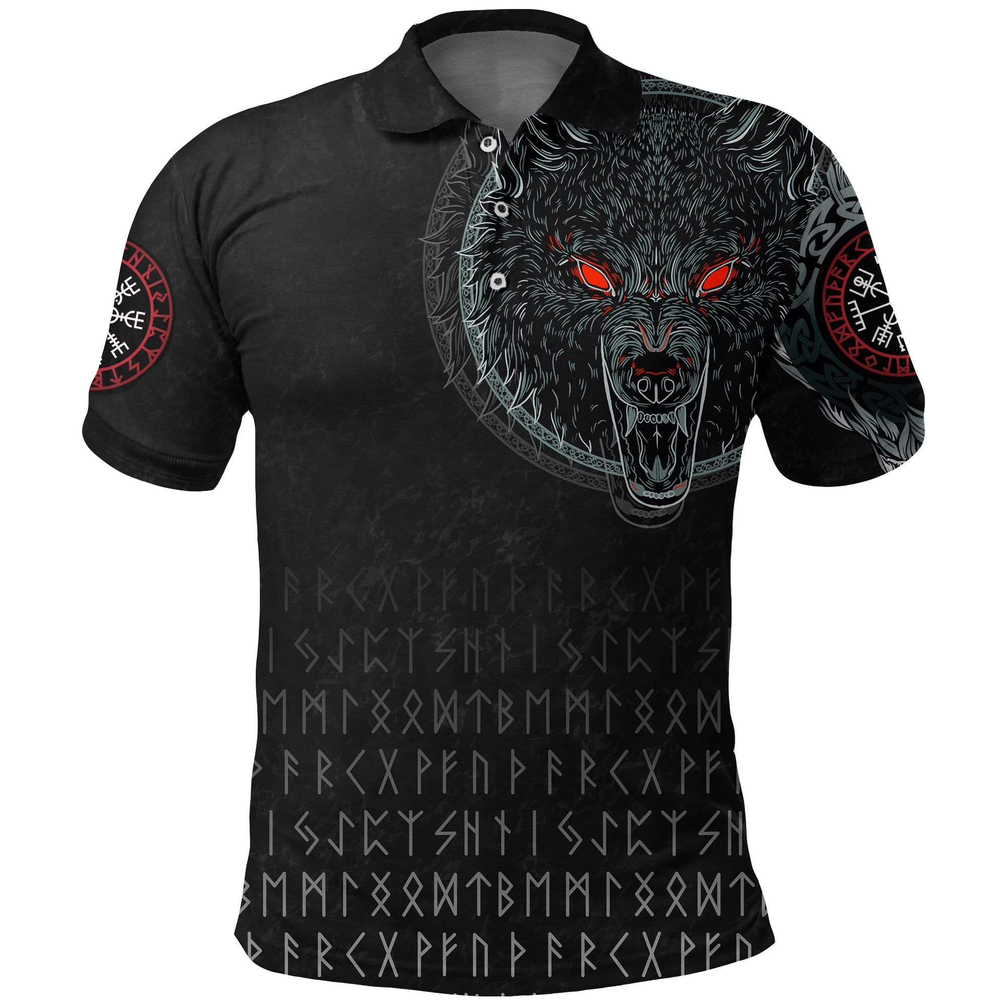 Polo Shirt - Fenrir Wolf A31 Polo Shirt - Fenrir Wolf A31