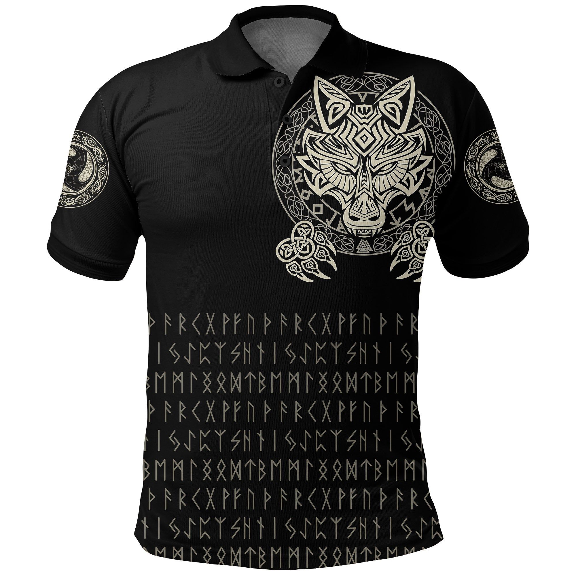 Polo Shirt Nordic Wolves A15 Polo Shirt Nordic Wolves A15