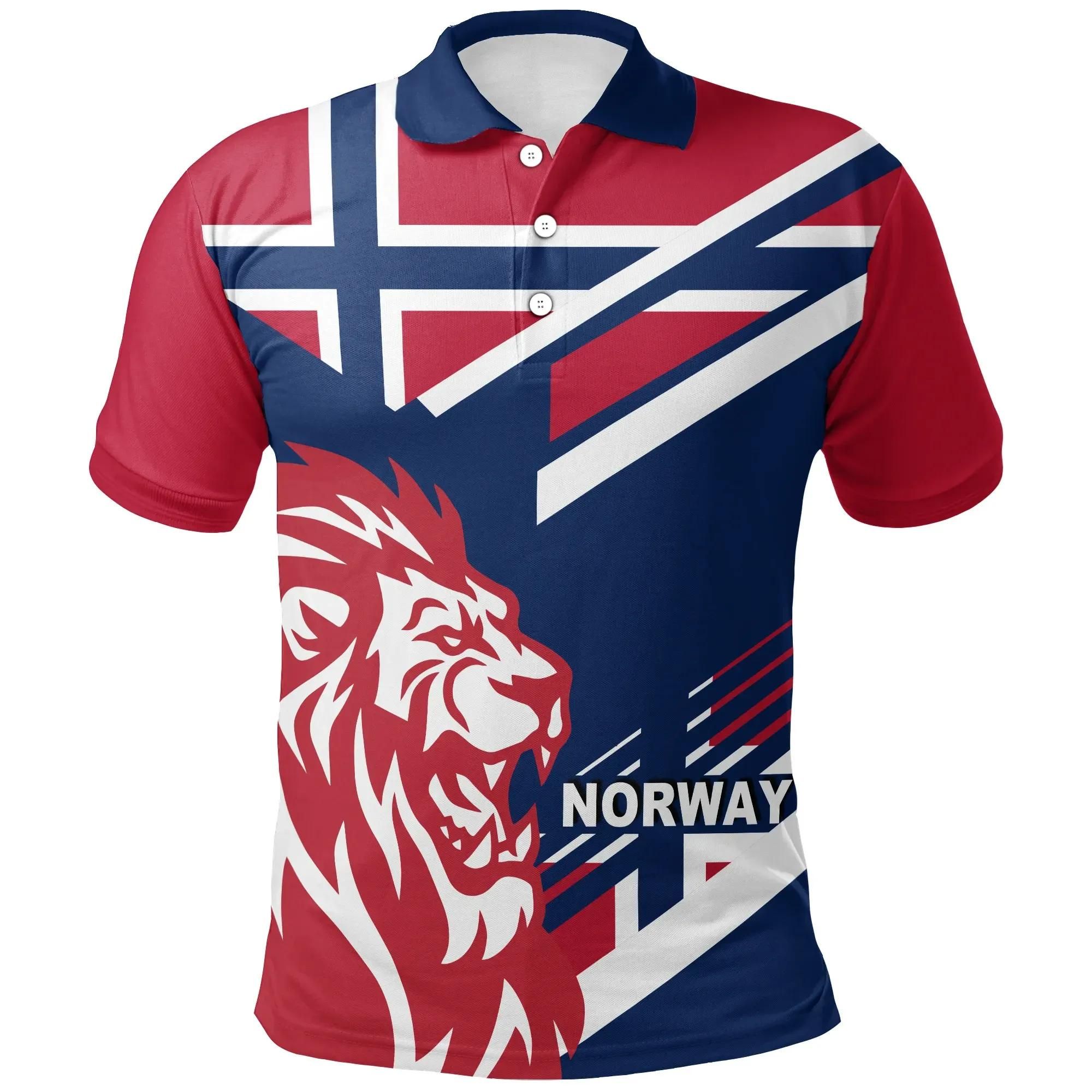 Polo Shirt - Norway Lion Flag A30 Polo Shirt - Norway Lion Flag A30