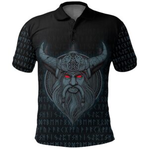 Polo Shirt - Odin Angry A15