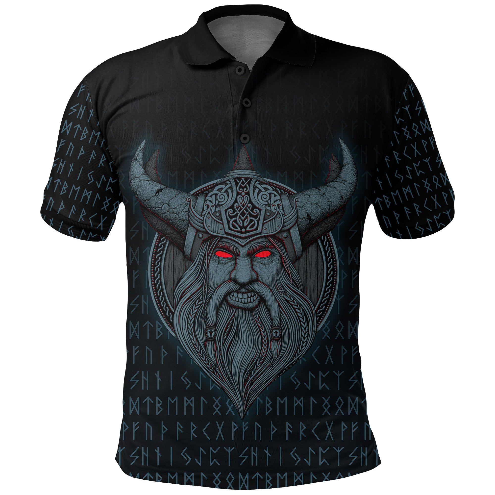 Polo Shirt - Odin Angry A15 Polo Shirt - Odin Angry A15