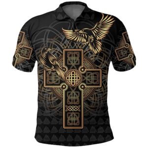 Polo Shirt - Odin's Celtic Raven Tattoo A31