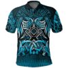 Polo Shirt - Othala and Raven Blue A31