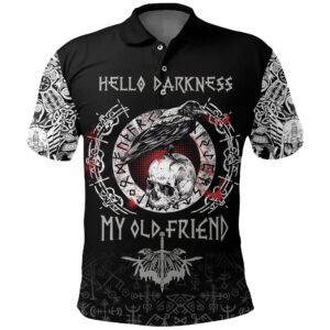 Polo Shirt - Raven And Skull A31