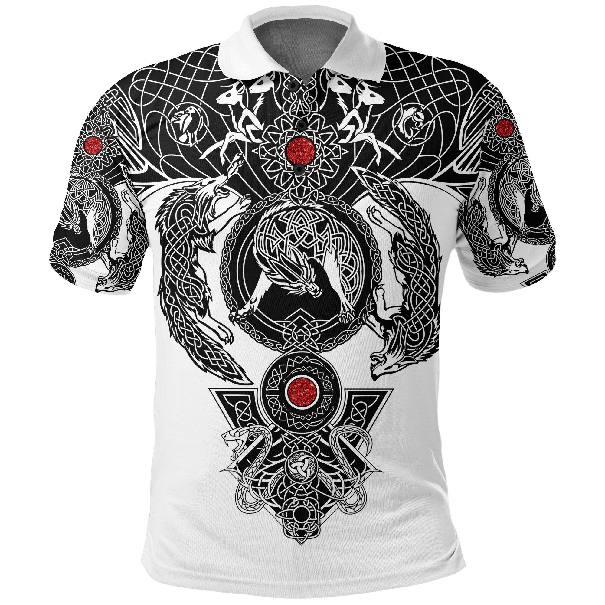 Polo Shirt - Tattoo All Over Print A7 Polo Shirt - Tattoo All Over Print A7