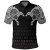 Polo Shirt - The Raven Of Odin Tattoo A7