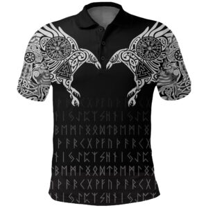 Polo Shirt - The Raven Of Odin Tattoo A7