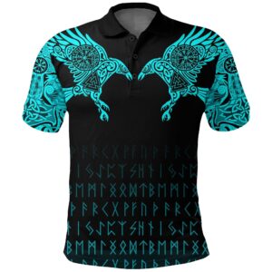 Polo Shirt - The Raven of Odin Tattoo A7