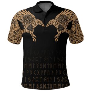 Polo Shirt - The Raven of Odin Tattoo A7
