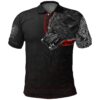 Polo Shirt - Wolf And Blood Moon A31