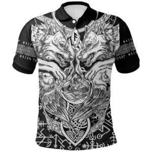 Polo Shirt - Wolf And Raven Special A21