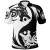Polo Shirt - Ying Yang Wolf A21