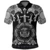 Polo Shirts - Huginn and Muniin With Mjolnir A27
