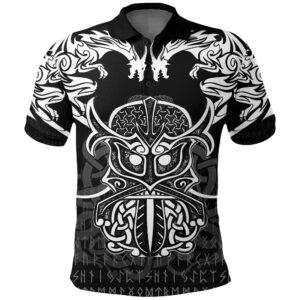 Polo Shirts - Njord and Dragon Tattoo A27