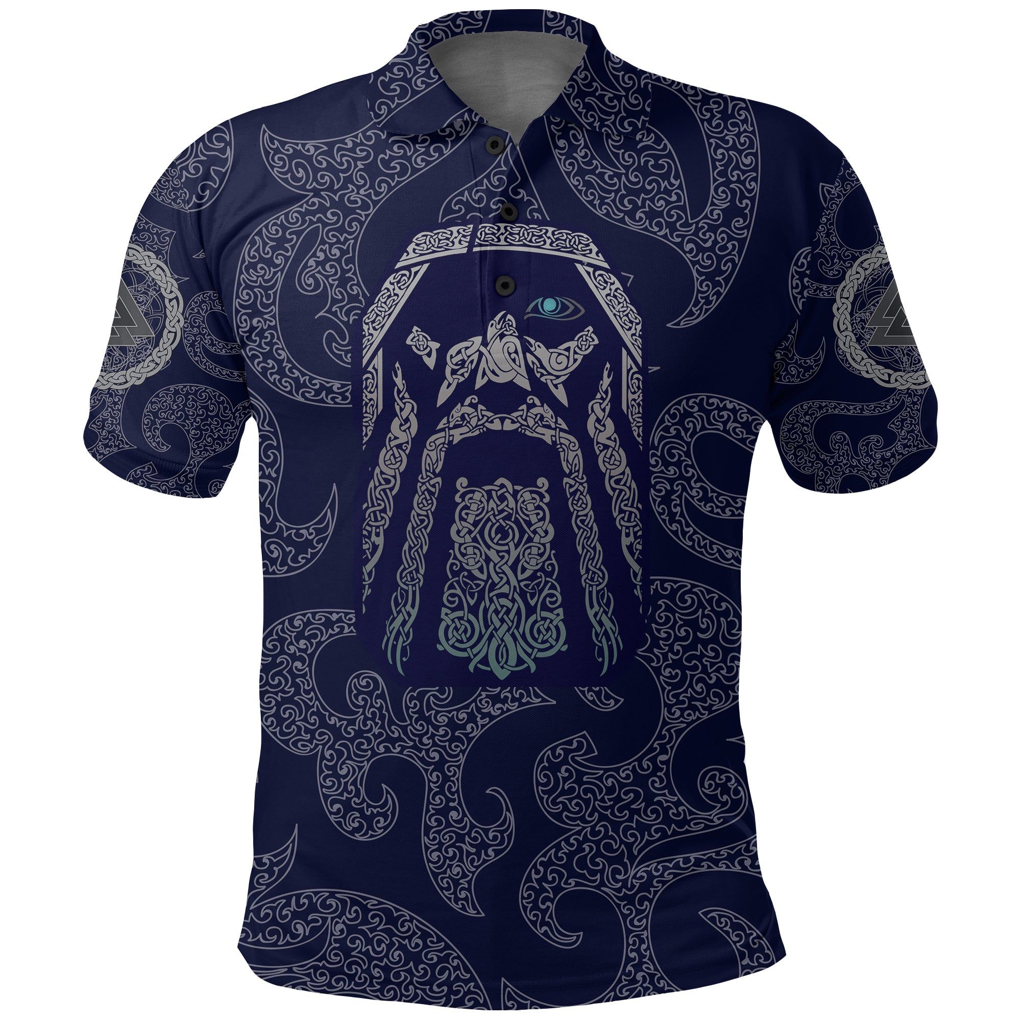 Polo Shirts Odin God Tattoo A27 Polo Shirts Odin God Tattoo A27