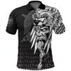 Polo Shirts Odin Raven and Fenrir on Hand A27
