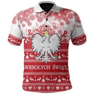 Polska Christmas Polo Shirt TH4