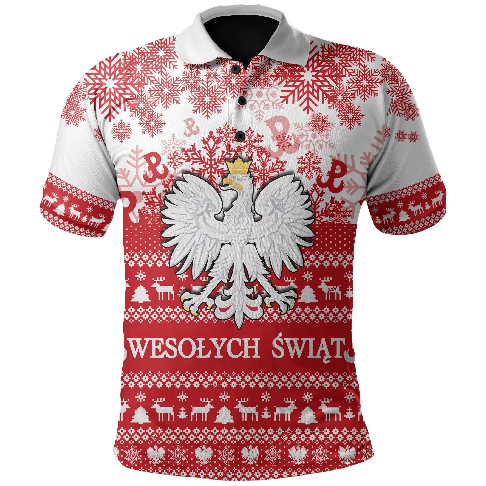 Polska Christmas Polo Shirt TH4 Polska Christmas Polo Shirt TH4