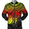 Polynesian Bomber Jacket (Men)- Polynesian Reggae Turtle - BN15 Bomber Jacket
