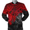 Polynesian Hawaii Bomber Jacket (Men) - Red Turtle - BN1518 Bomber Jacket