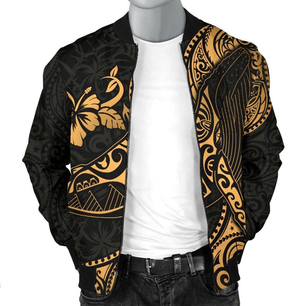 Polynesian-Hawaii-Mens-Bomber-Jacket-Polynesian-Golden-Humpback-Whale-BN15-Bomber-Jacket-2