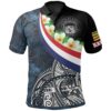 Polynesian Hawaii Polo Shirt - Hawaii Seal With Plumeria Style - BN18