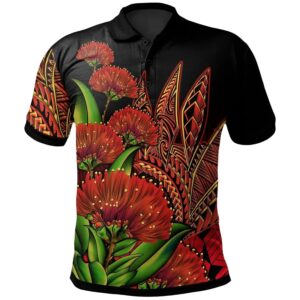 Polynesian Hawaii Polo Shirt - Ohia Lehua - BN15