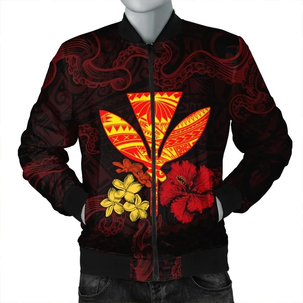 Polynesian Kanaka Maoli Flower Bomber Jacket AH - J0R Bomber Jacket Polynesian Kanaka Maoli Flower Bomber Jacket AH - J0R Bomber Jacket