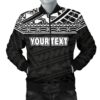 Polynesian Men's Bomber Jacket - Custom Black Style - BN09 Bomber Jacket