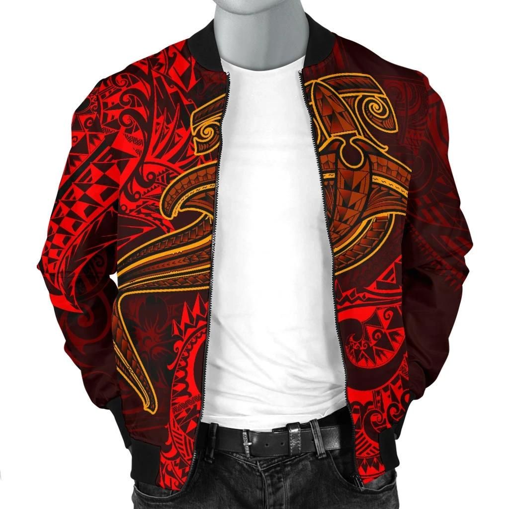Polynesian-Mens-Bomber-Jacket-Red-Shark-Polynesian-Tattoo-BN18-Bomber-Jacket-2