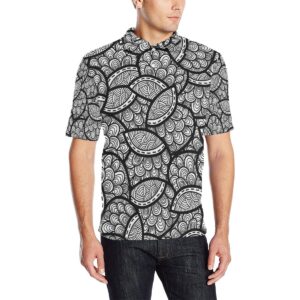 Polynesian Pattern Print Design A01 Men Polo Shirt