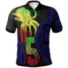 Polynesian Polo Shirt - Polynesian Octopus Number Style Five - BN29
