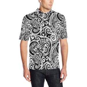 Polynesian Traditional Tribal Men Polo Shirt