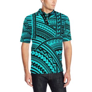 Polynesian Tribal Men Polo Shirt