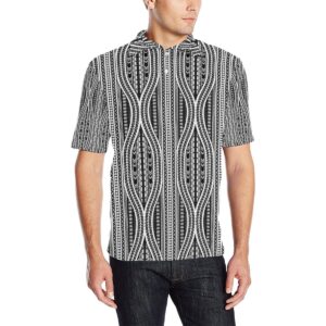 Polynesian Tribal Style Men Polo Shirt