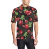Pomegranate Pattern Print Design Pg06 Men Polo Shirt