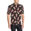 Popcorn Pattern Print Design A01 Men Polo Shirt