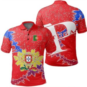 Portugal Christmas Coat Of Arms Polo Shirt X Style J78