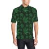 Pot Leaf Pattern Print Design A04 Men Polo Shirt