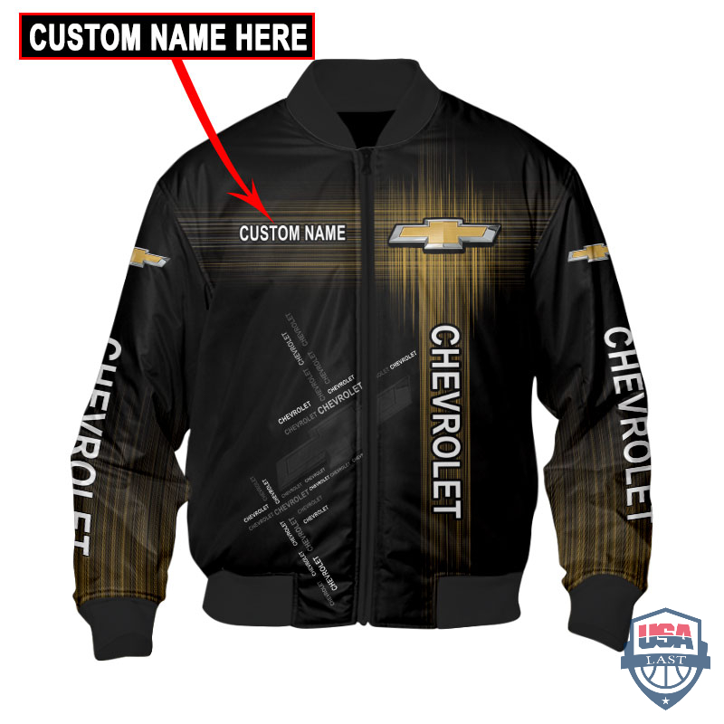 Presonalized Chevrolet Bomber Jacket For Men Presonalized Chevrolet Bomber Jacket For Men