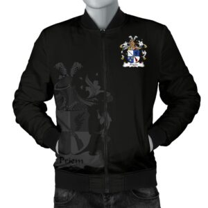 Priem Germany Men's Bomber Jacket - German Family Crest A7 Bomber Jacket