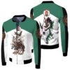 Princess Mononoke Beautiful Girl San Moro-No-Kimi Wolf Kodama Spirit Gift For Mononoke Hime Fans Bomber Jacket