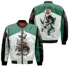 Princess Mononoke Beautiful Girl San Moro-No-Kimi Wolf Kodama Spirit Gift For Mononoke Hime Fans Bomber Jacket