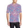 Psychedelic Mushroom Pattern Print Design A01 Men Polo Shirt