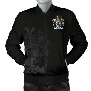 Puchner Germany Men's Bomber Jacket - German Family Crest A7 Bomber Jacket