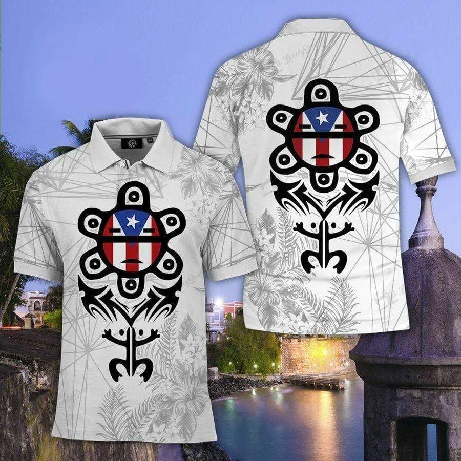 Puerto Rico Floral Polo Shirt Puerto Rico Floral Polo Shirt