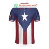 Puerto pico flag polo shirt