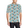 Pug Pattern Print Design A03 Men Polo Shirt