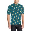 Pug Pattern Print Design A06 Men Polo Shirt