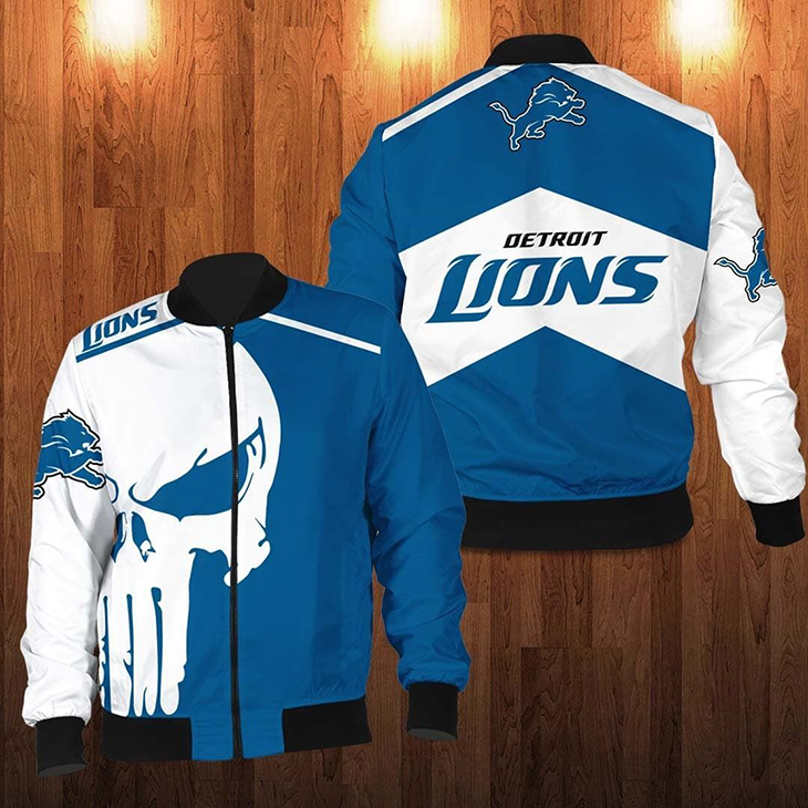 Punisher-Skull-Detroit-Lions-3D-Bomber-Jacket-1